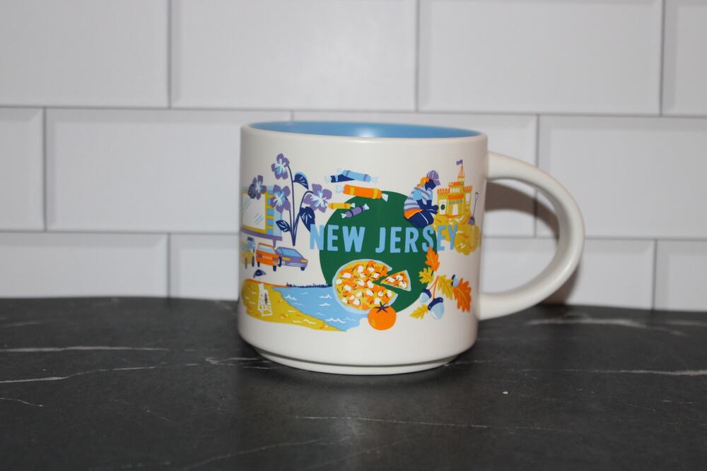 Starbucks New Jersey Discovery Series 14 Oz Coffee Mug Cup EUC